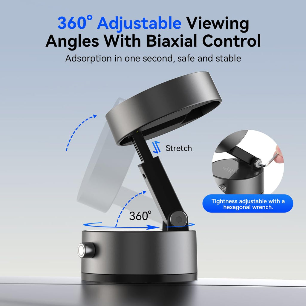 PRODESIRE™ 360° MAGNETIC PHONE HOLDER WITH AUTO TRACKING ROTATION