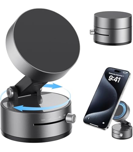 PRODESIRE™ 360° MAGNETIC PHONE HOLDER WITH AUTO TRACKING ROTATION