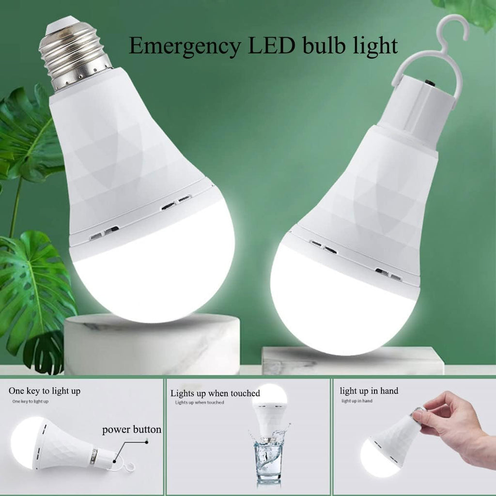 PRODESIRE™ DOUBLE CELLS RECHARGEABLE LED BULB WITH BATTERY BACKUP