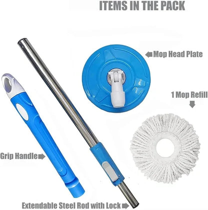PRODESIRE™ SPIN MOP BUCKET STICK WITH REFILL