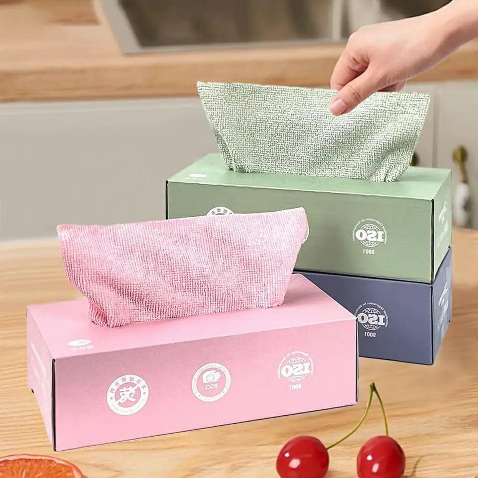 PRODESIRE™ MICROFIBER TOWEL ABSORBENT KITCHEN CLEANING DISHCLOTHS