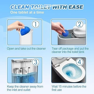 PRODESIRE™ AUTOMATIC TOILET CLEANER TABLETS LASTING FRAGRANCE