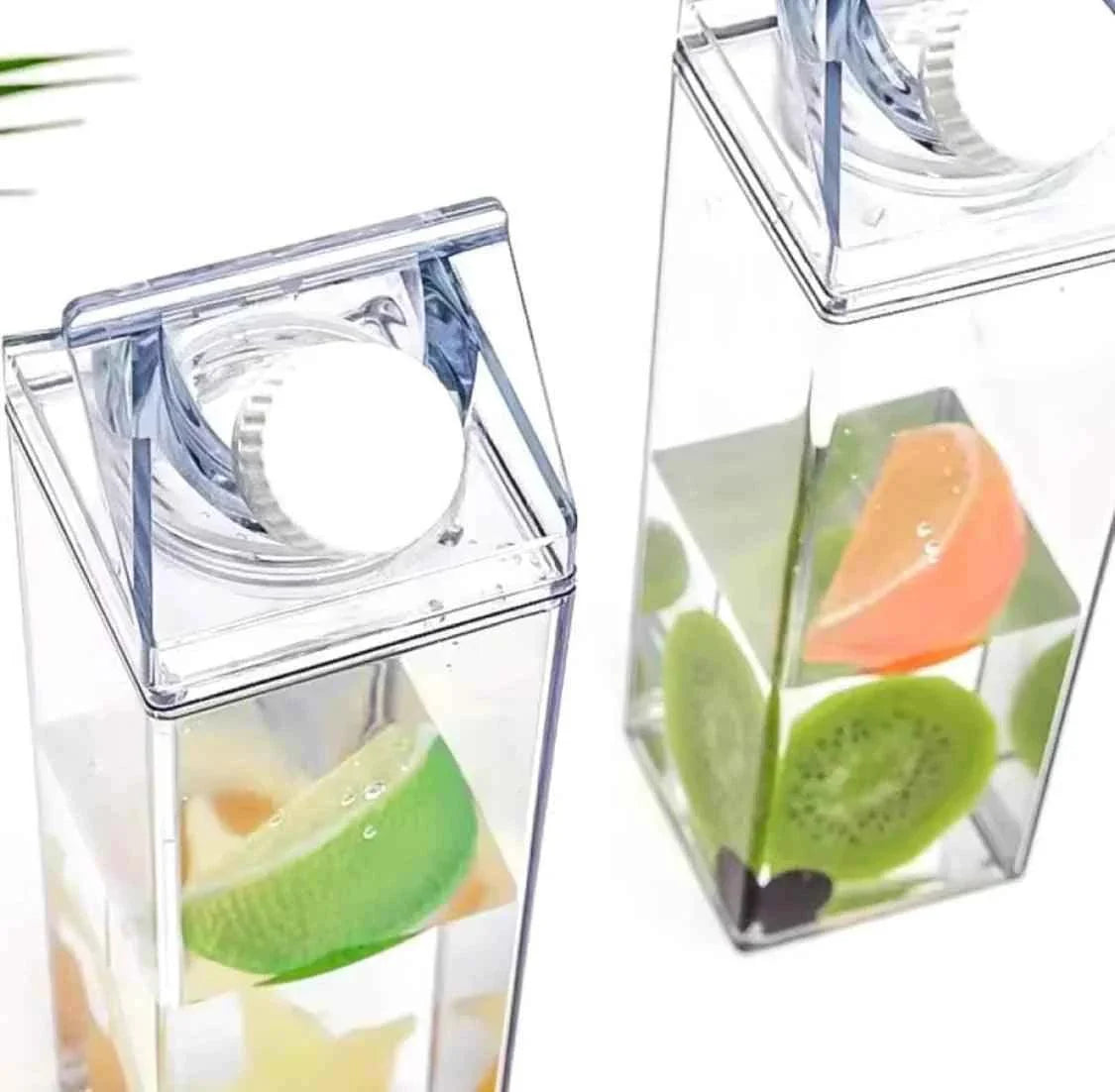 LIGHTWEIGHT TRANSPARENT BOTTLE FOR JUICE AND MILK