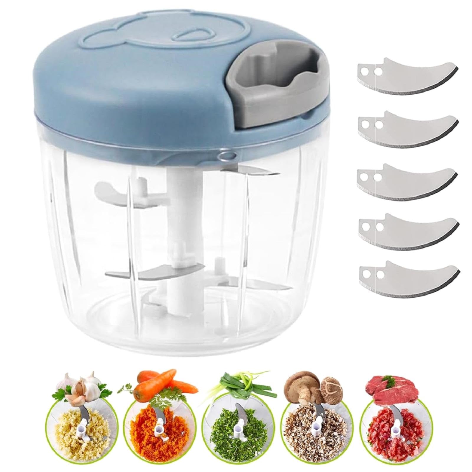 PRODESIRE™ 5 BLADE MANUAL HAND CHOPPER (900ML)