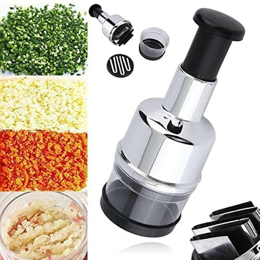 PRODESIRE™ STAINLESS STEEL HAND PUSHING CHOPPER FOR ONION & GARLIC