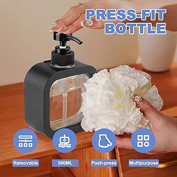 STYLISH SQUARE SOAP DISPENSER REFILLABLE FOR HOME USE