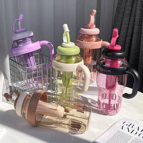 PRODESIRE™ PORTABLE CUTE MILKSHAKE & SMOOTHIE DRINKING BOTTLE