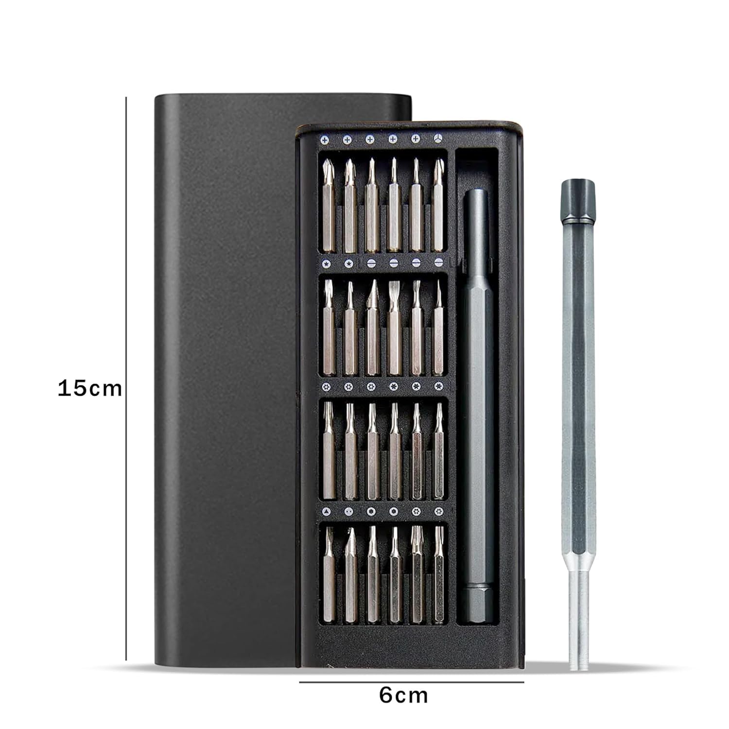 PRODESIRE™ 24 IN 1 MAGNETIC SCREWDRIVER SET MULTIFUNCTION REMOVABLE TOOL KIT MOBILE PHONE REPAIR TOOL POCKET SCREWDRIVER TOOL SET