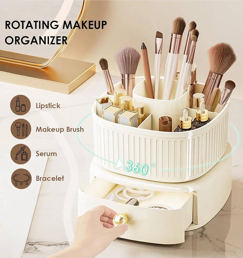 LUXURY DESKTOP COSMETIC STORAGE BOX