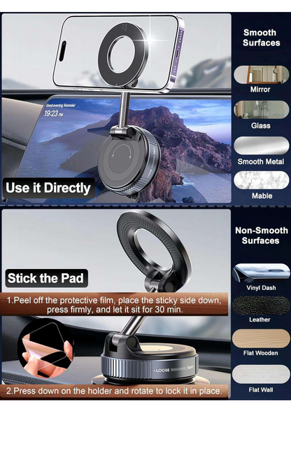PRODESIRE™ 360 ROTATE MOBILE VACUUM SUCTION MAGNETIC BRACKET