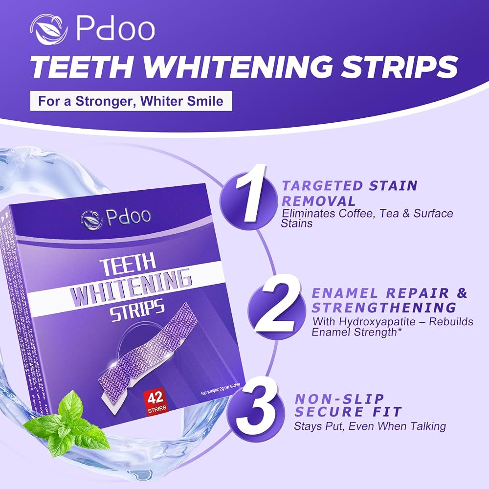 PRODESIRE™ PURPLE INSTANT TEETH WHITENING STRIPS