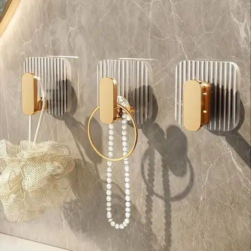 PUNCH FREE LUXURY ACRYLIC WALL HOOK PACK OF 2