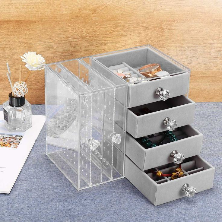 MULTIPURPOSE ACRYLIC 4 + 2 DRAWERS ORGANIZER
