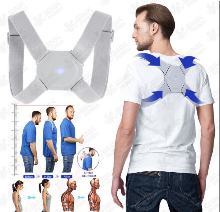 RECHARGEABLE SMART POSTURE CORRECTOR WITH SENSOR ALERTS