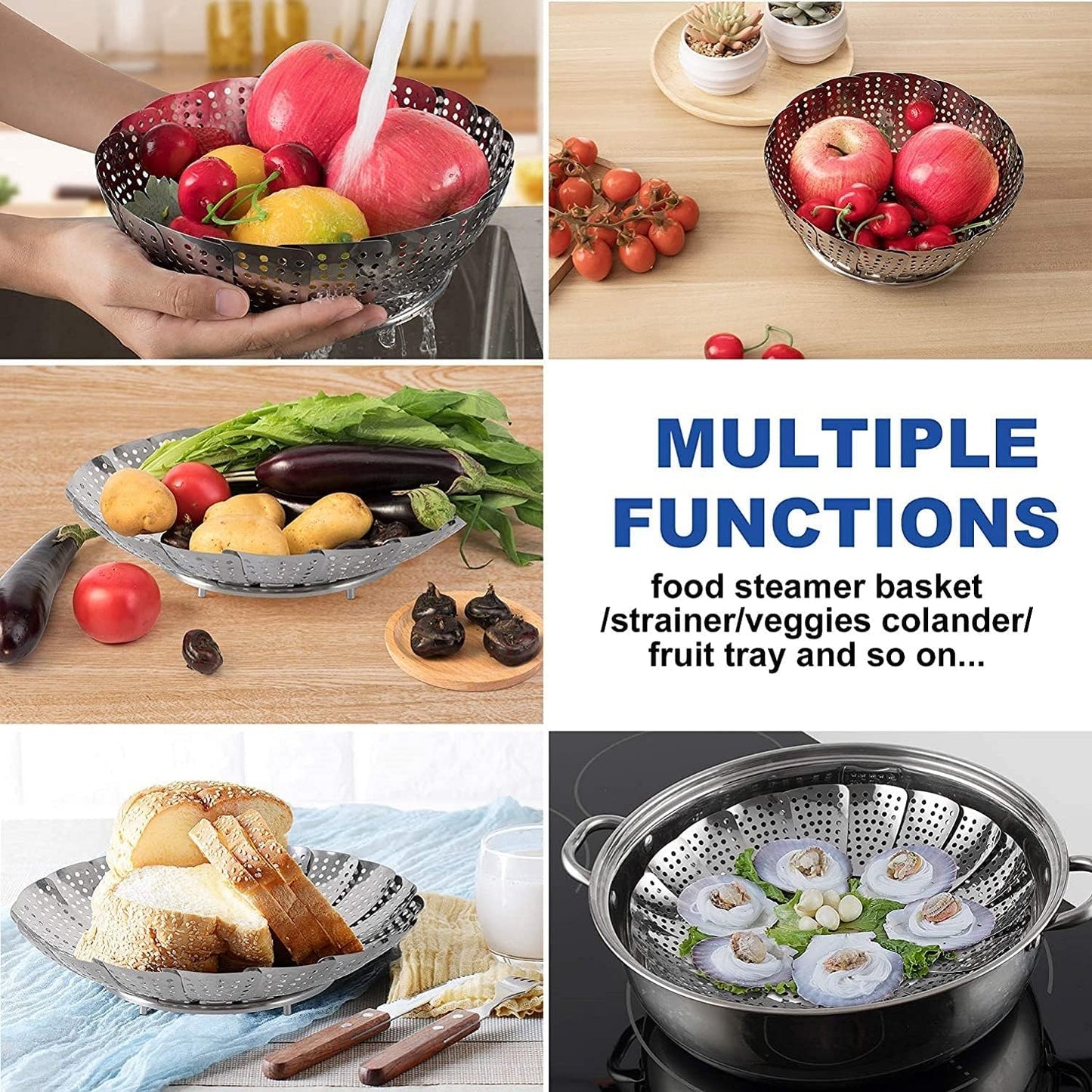 PRODESIRE™ STAINLES STEEL FOOD STEAMER