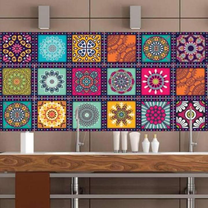 PRODESIRE™ KITCHEN WALL STICKER | TILE STICKER (4.8 X 4.8 INCH)