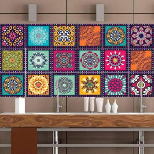 PRODESIRE™ KITCHEN WALL STICKER | TILE STICKER (4.8 X 4.8 INCH)