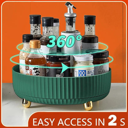 STAINLESS STEEL CUTTING BOARD WITH ROTATING TRAY – DURABLE & HYGIENIC