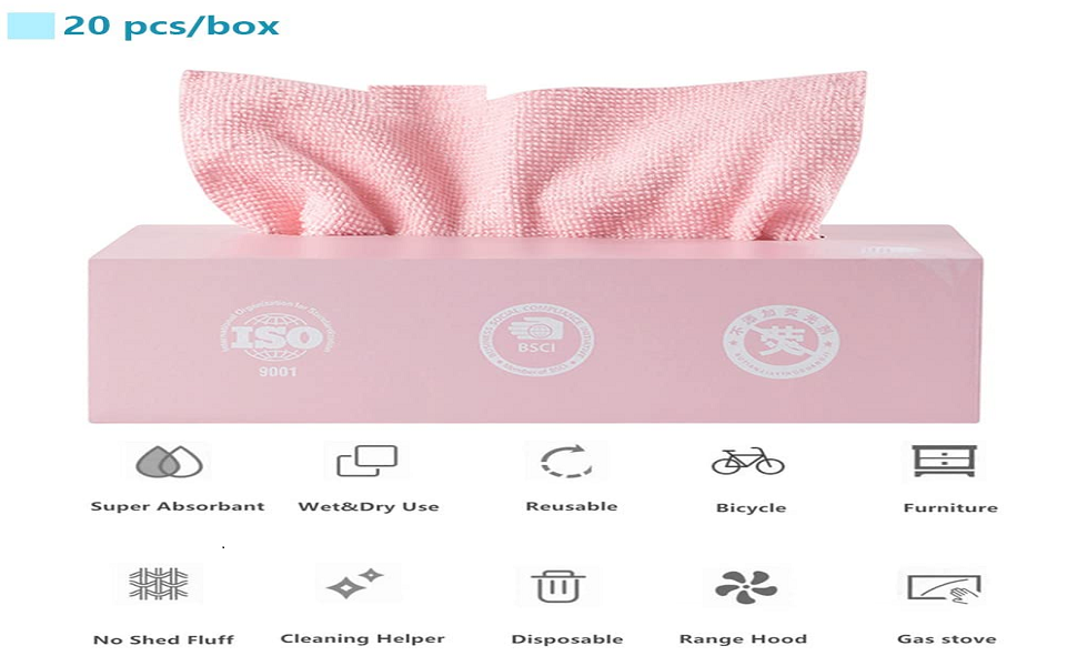 PRODESIRE™ MICROFIBER TOWEL ABSORBENT KITCHEN CLEANING DISHCLOTHS