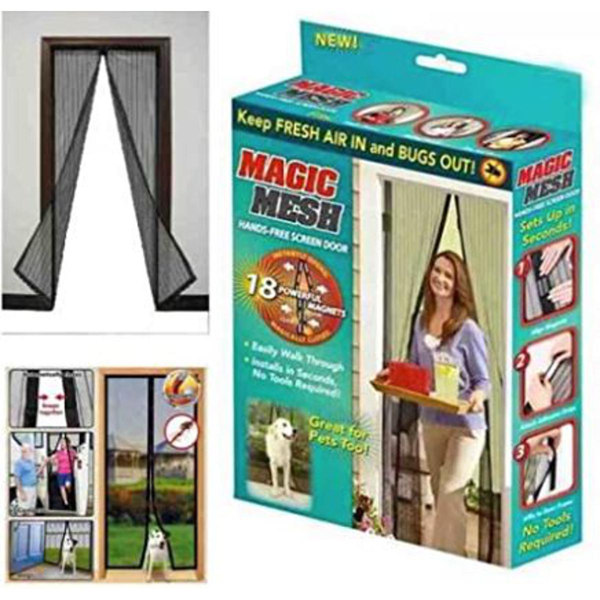 PRODESIRE™ MAGIC MESH MAGNETIC SCREEN DOOR (75x39 INCHES)