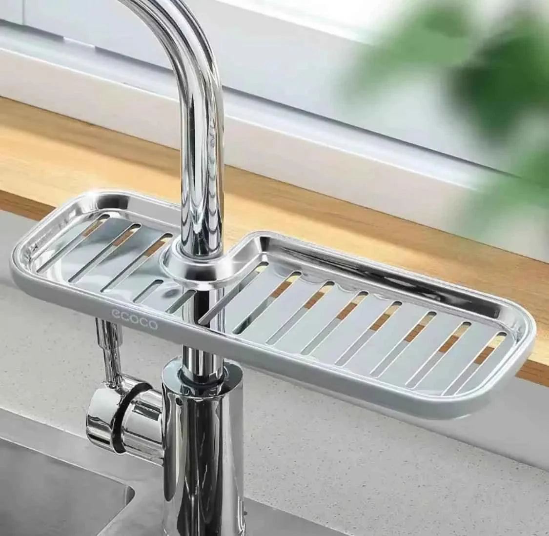 KITCHEN RACK STAINLESS STEEL FOR SPONGE AND DISH CLOTH STORAGE