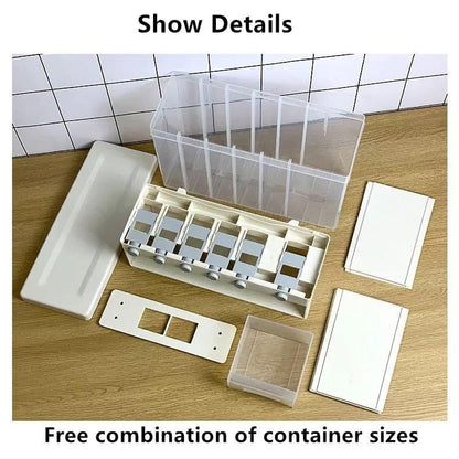 10KG WALL MOUNTED GRAIN DISPENSER FOR KITCHEN STORAGE