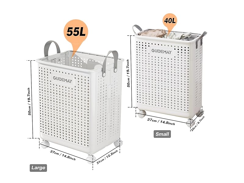 PRODESIRE™ LARGE CAPACITY MOVABLE FOLDING LAUNDRY BASKET