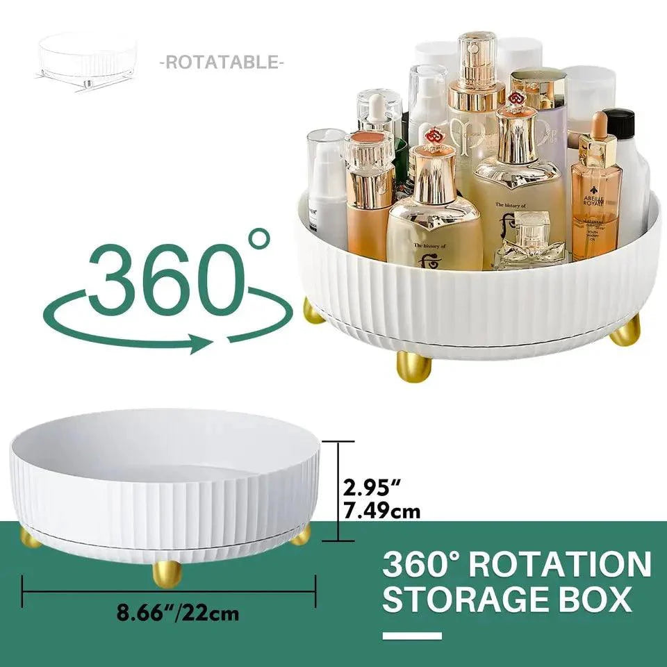 STAINLESS STEEL CUTTING BOARD WITH ROTATING TRAY – DURABLE & HYGIENIC