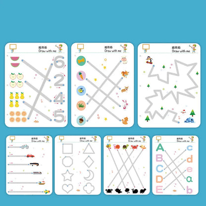 PRODESIRE™ KIDS 64 PAGES REUSABLE TRACING BOOK