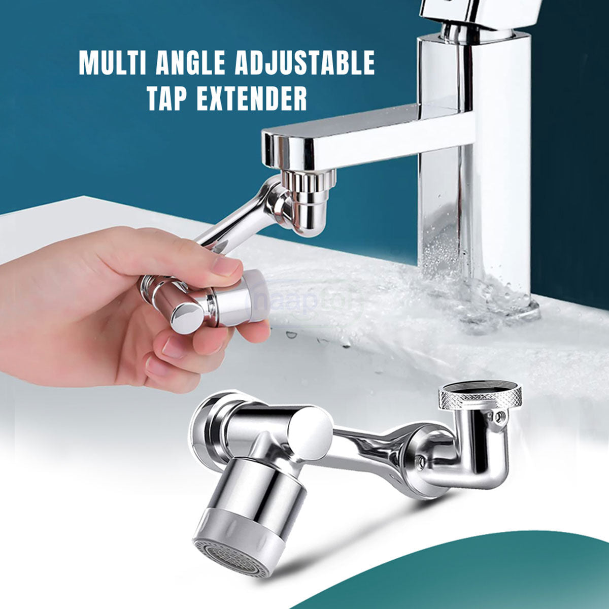 360 DEGREE ROTATING STAINLESS STEEL FAUCET