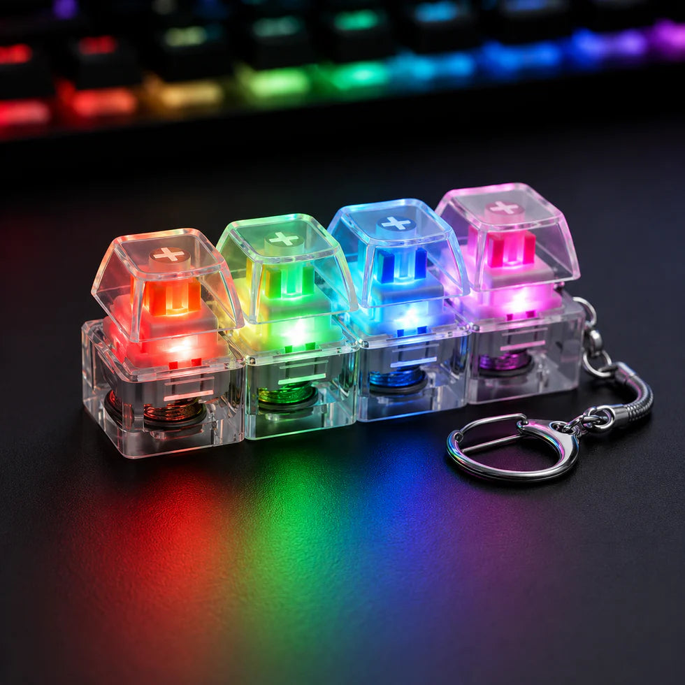 PRODESIRE™ KEYBOARD FIDGET STRESS RELIEF KEYCHAIN FOR KIDS & ADULTS