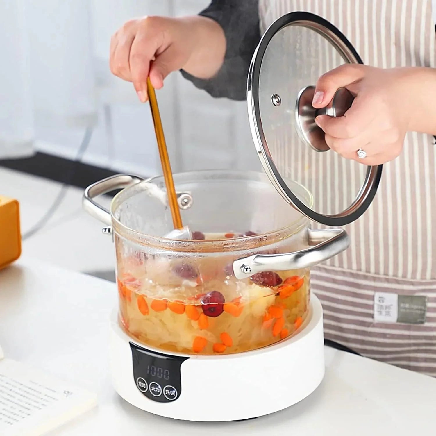 COOKING AND SERVING TARKA SPOON