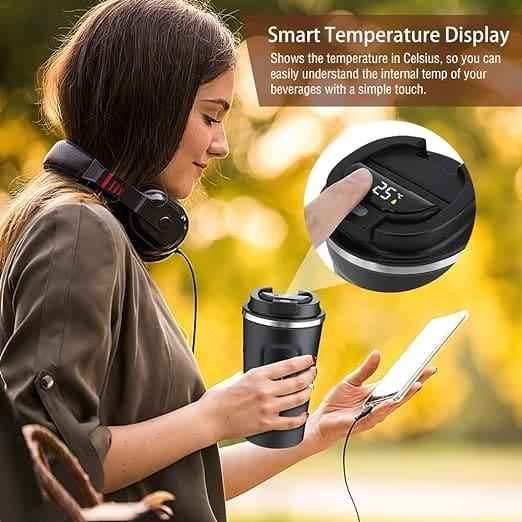 SMART DIGITAL COFFEE MUG WITH DISPLAY