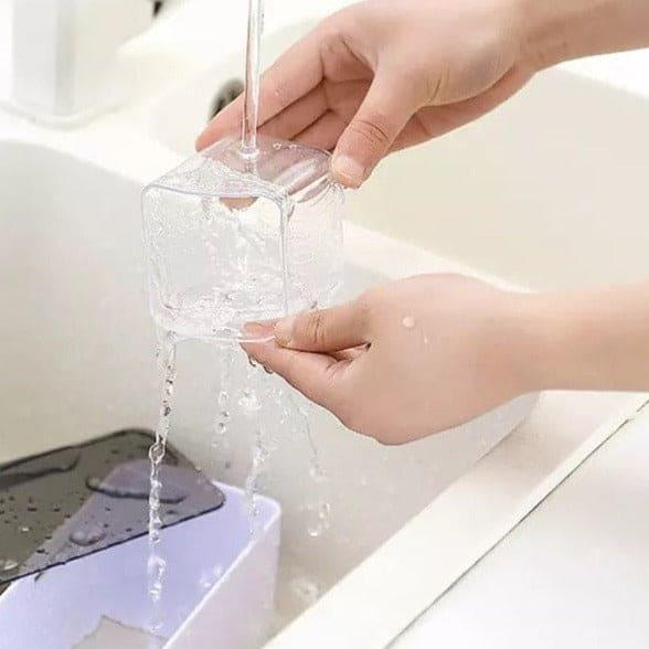 KITCHEN WALL ORGANIZER – 4-GRID SPICE STORAGE RACK