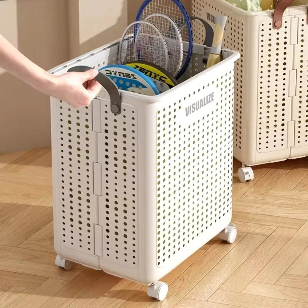 PRODESIRE™ LARGE CAPACITY MOVABLE FOLDING LAUNDRY BASKET