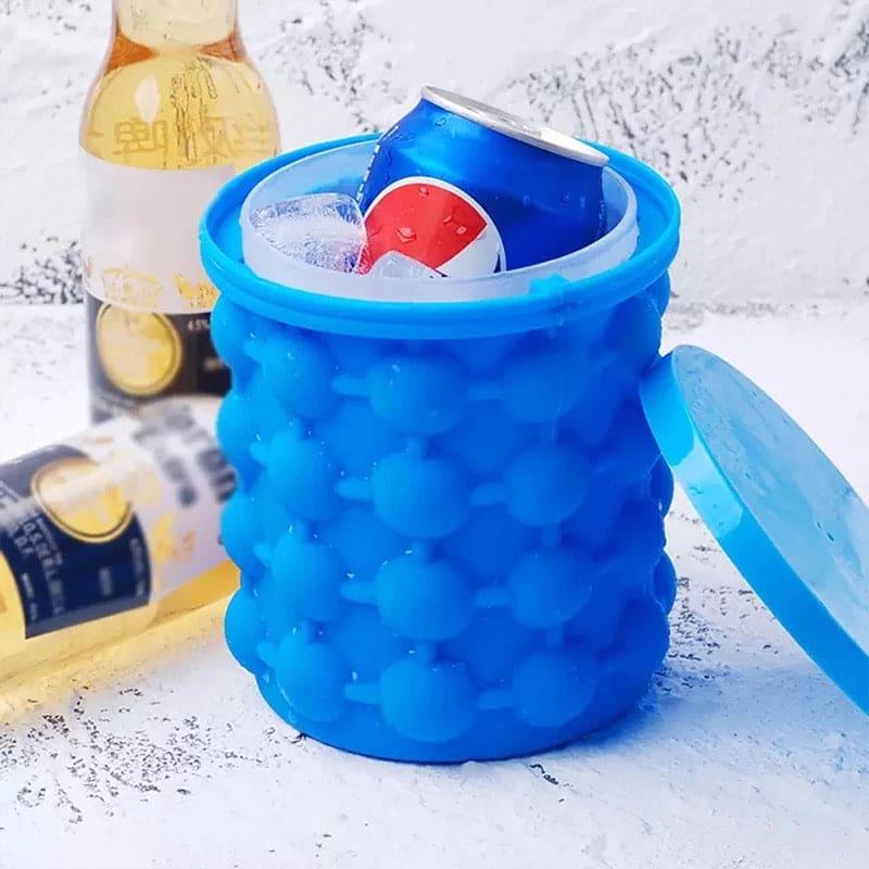 FLEXIBLE SILICONE BUCKET FOR CHILLING DRINKS