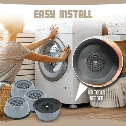 HEAVY-DUTY NON-SLIP WASHING MACHINE SHOCK ABSORBING PADS