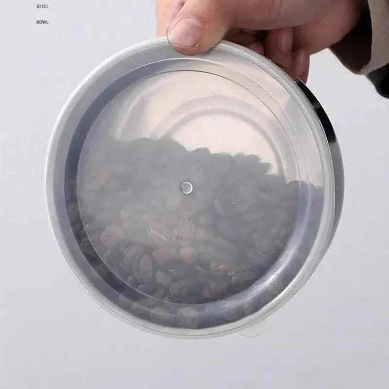 5-PIECE STAINLESS STEEL MIXING BOWLS SET WITH SECURE LIDS