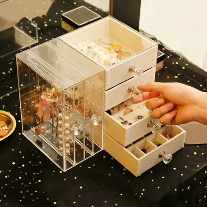 MULTIPURPOSE ACRYLIC 4 + 2 DRAWERS ORGANIZER