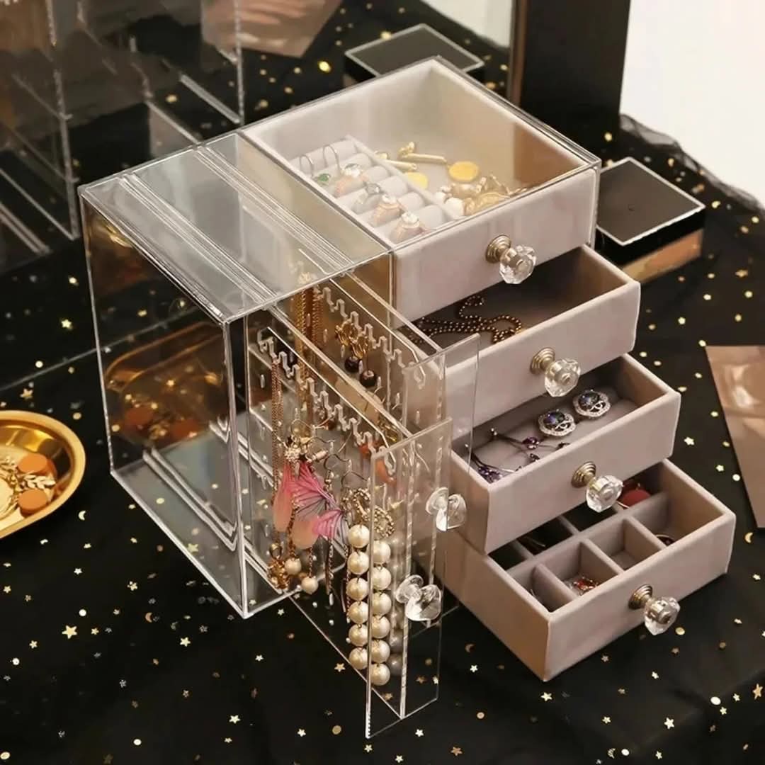 MULTIPURPOSE ACRYLIC 4 + 2 DRAWERS ORGANIZER
