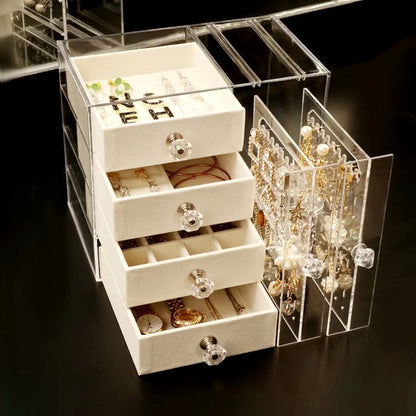 MULTIPURPOSE ACRYLIC 4 + 2 DRAWERS ORGANIZER