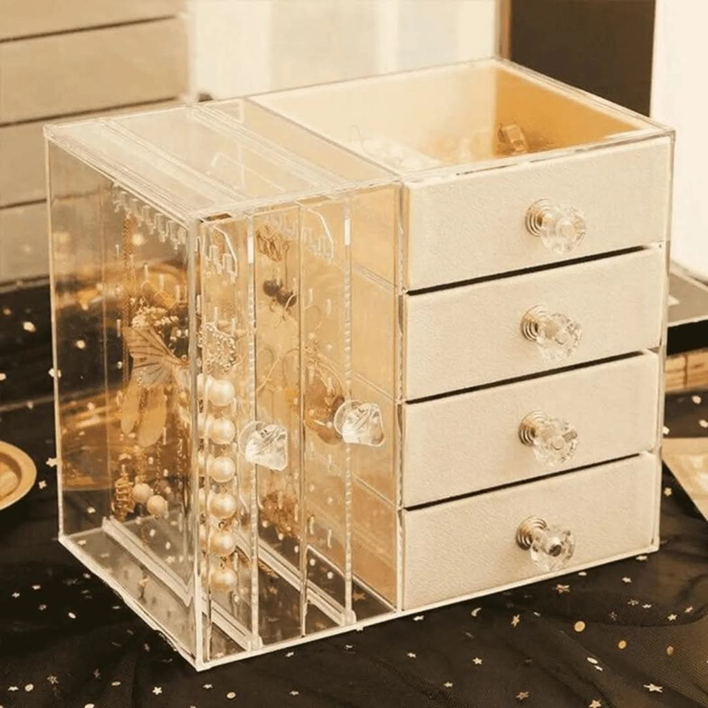 MULTIPURPOSE ACRYLIC 4 + 2 DRAWERS ORGANIZER