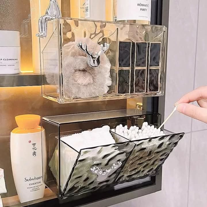 ACRYLIC WALL MOUNTED GLAM ORGANIZER