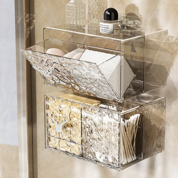 ACRYLIC WALL MOUNTED GLAM ORGANIZER