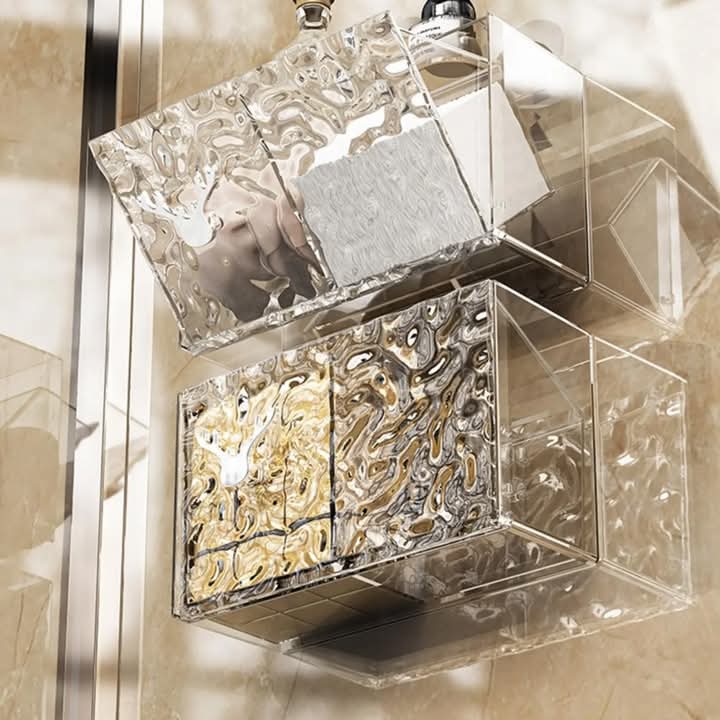 ACRYLIC WALL MOUNTED GLAM ORGANIZER