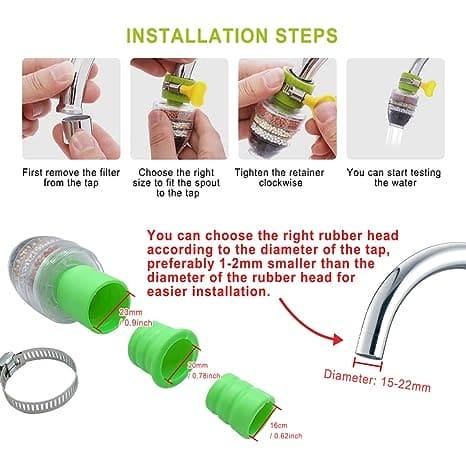TAP WATER PURIFIER NOZZLE FOR SAFE WATER