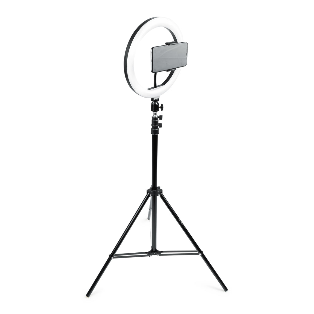 Selfie ring light with tripod stand for videos and photos