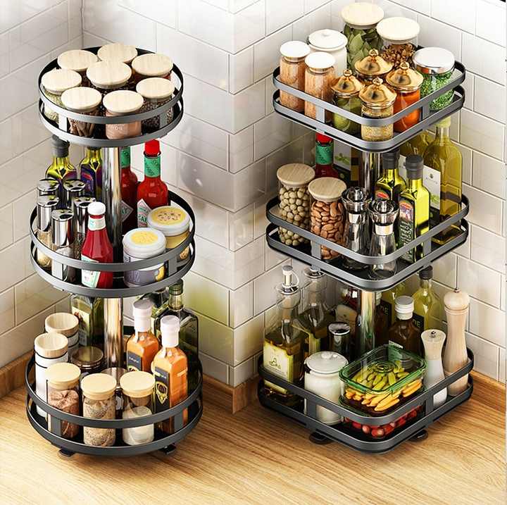 ROTATING IRON STORAGE RACK