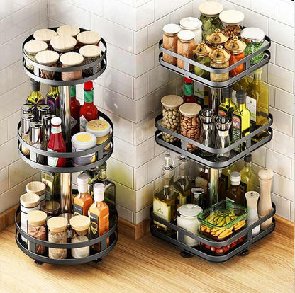 ROTATING IRON STORAGE RACK