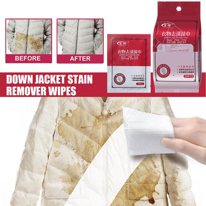 PRODESIRE™ CLOTHES STAIN REMOVAL WET WIPES STAIN INDIVIDUALLY WRAPPED